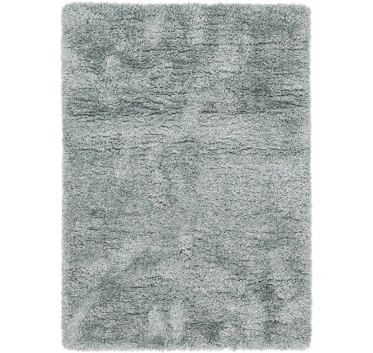 5' 6 x 7' 6 Luxury Solid Shag Rug
