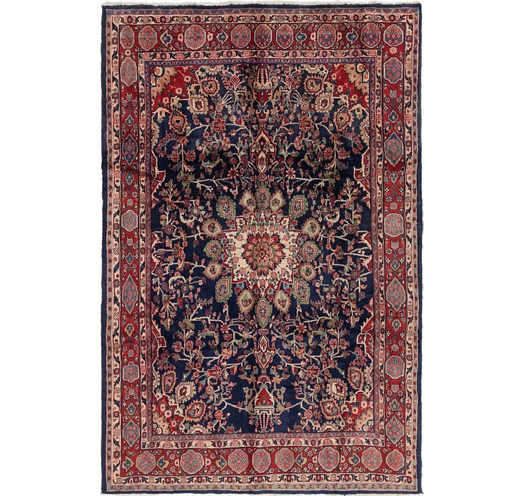 6' 9 x 10' 2 Hamedan Persian Rug