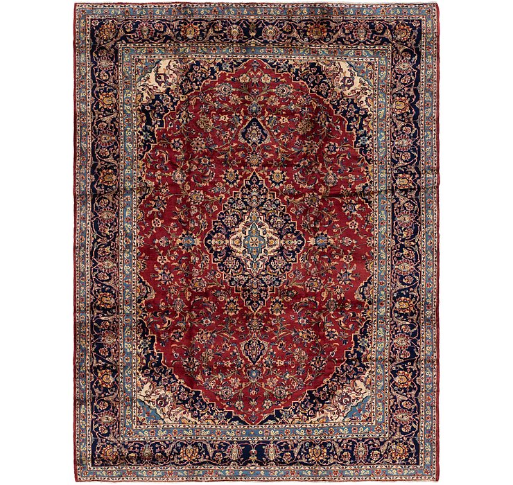 9' 10 x 12' 9 Kashan Persian Rug