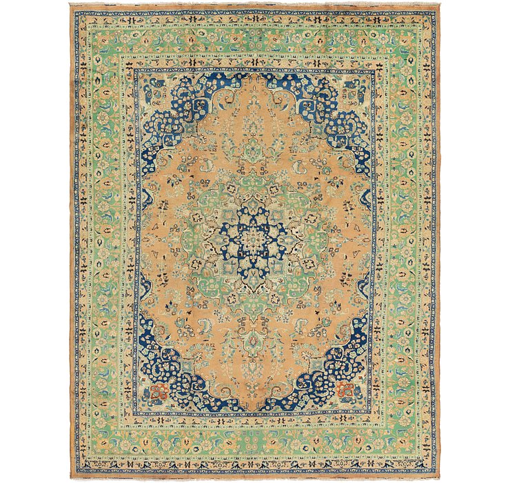 9' 10 x 12' 8 Tabriz Persian Rug