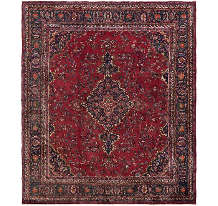 9' 10 x 11' 7 Mashad Persian Rug