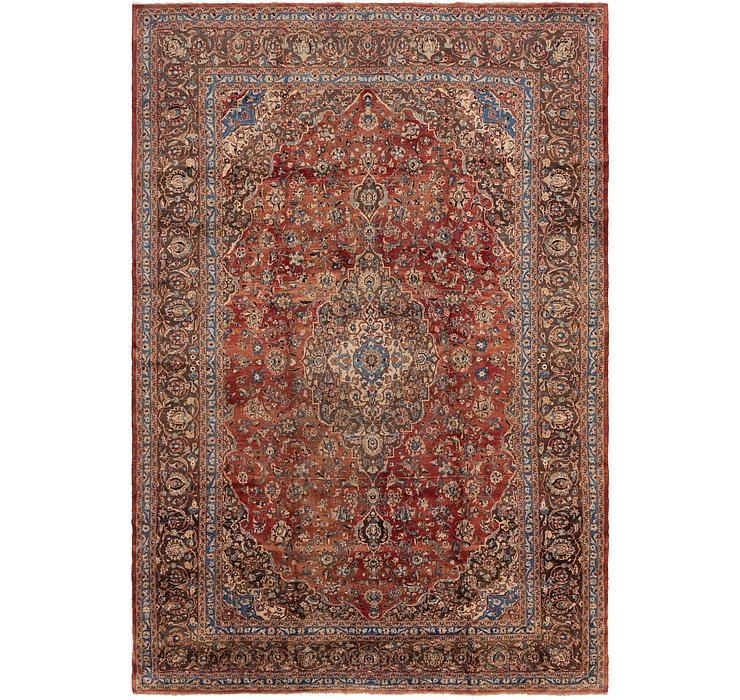 10' x 14' 2 Mashad Persian Rug