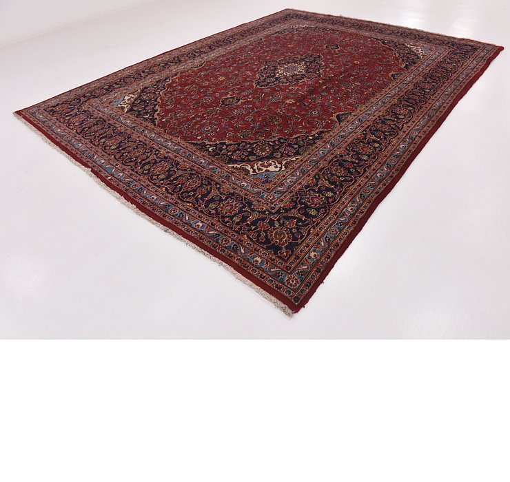 HandKnotted 9' 10 x 13' Kashan Persian Rug