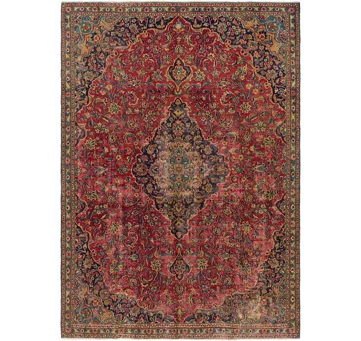 7' x 9' 9 Mashad Persian Rug