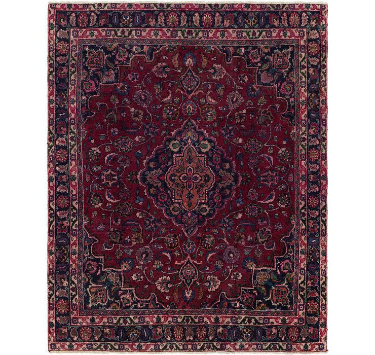 8' x 10' 5 Mashad Persian Rug