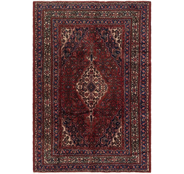 6' 9 x 10' 2 Hamedan Persian Rug