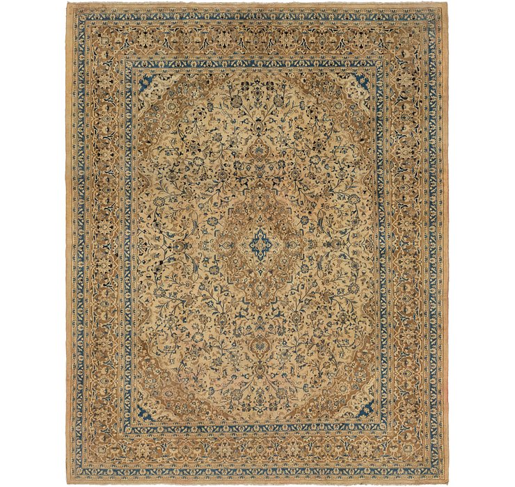9' 4 x 12' 3 Mashad Persian Rug