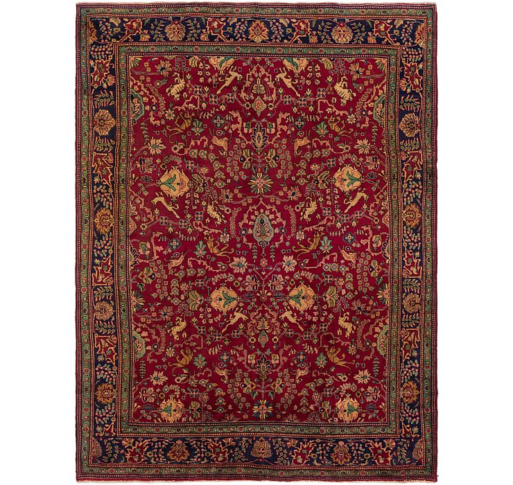 9' 5 x 12' 10 Tabriz Persian Rug