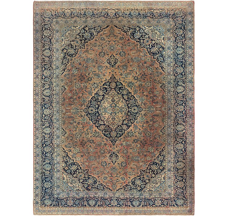 10' 2 x 13' 8 Kashan Persian Rug