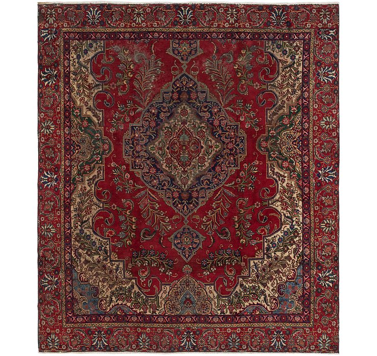 9' x 10' 5 Tabriz Persian Rug