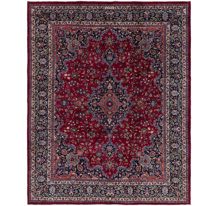 10' x 12' 6 Mashad Persian Rug