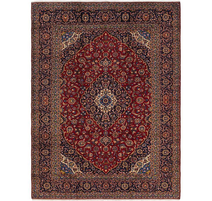 9' 7 x 12' 10 Kashan Persian Rug