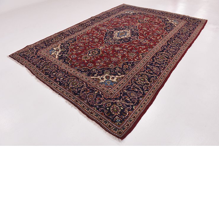 HandKnotted 8' x 11' 9 Kashan Persian Rug