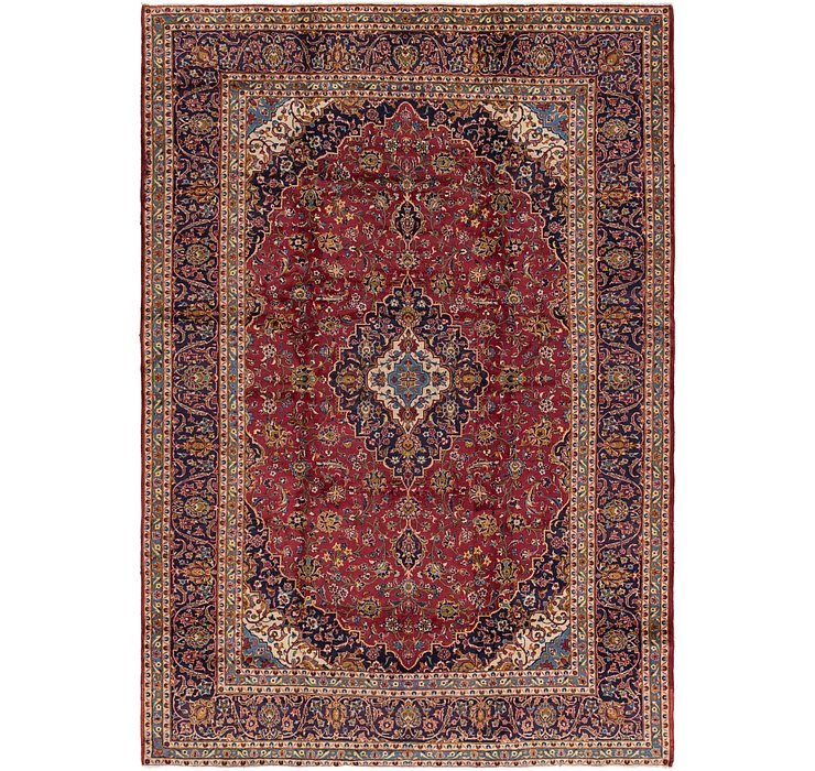 9' 7 x 13' 8 Kashan Persian Rug