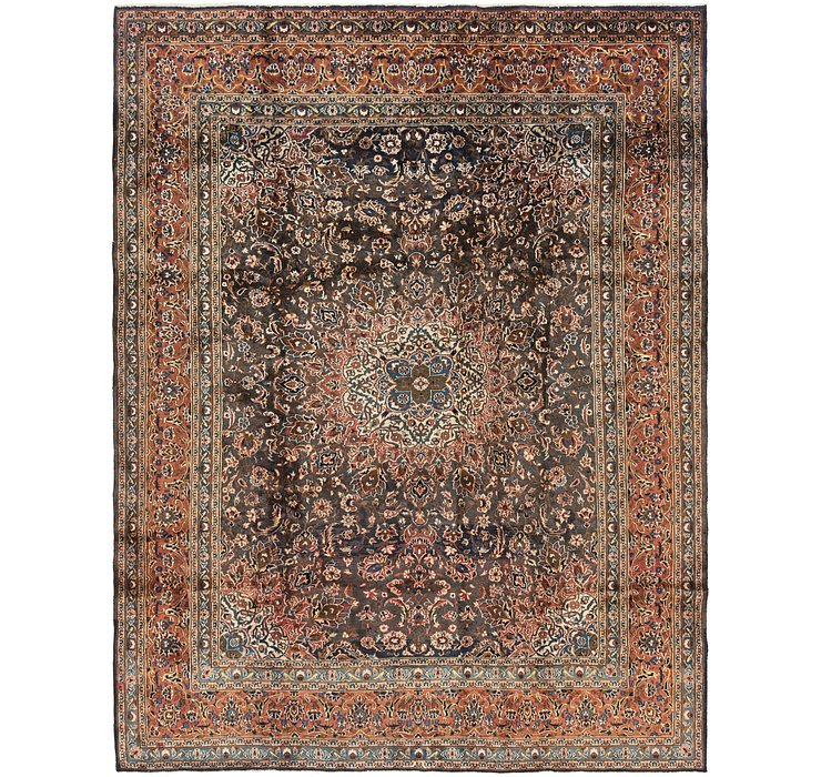 9' 5 x 12' 3 Mashad Persian Rug