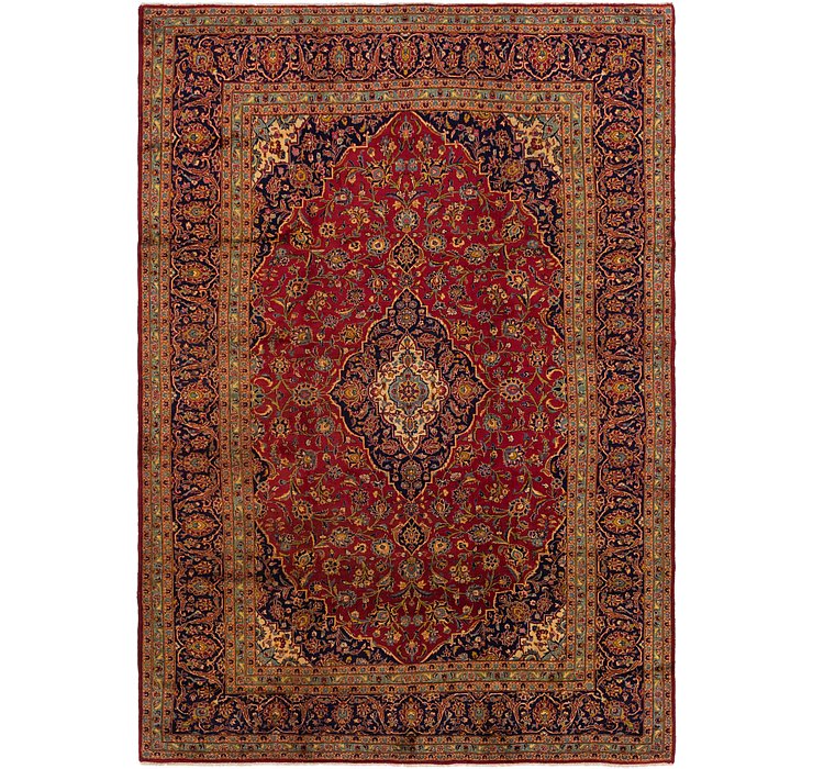 9' 7 x 13' 3 Kashan Persian Rug