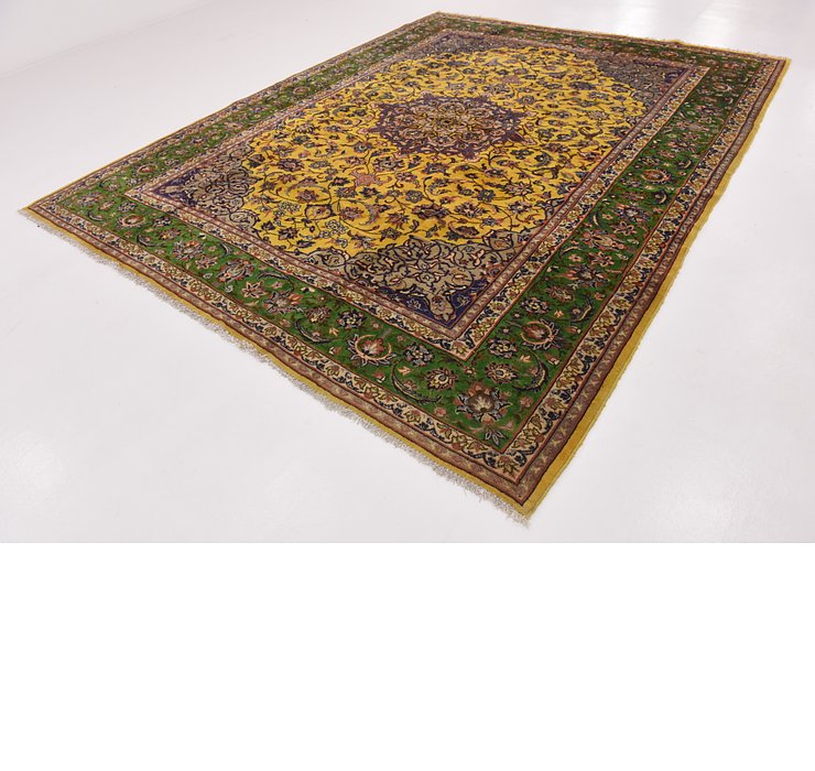 9' 6 x 11' 9 Kashan Persian Rug