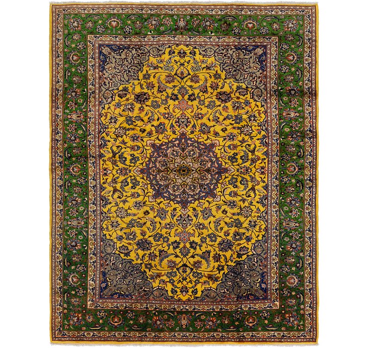 9' 6 x 11' 9 Kashan Persian Rug