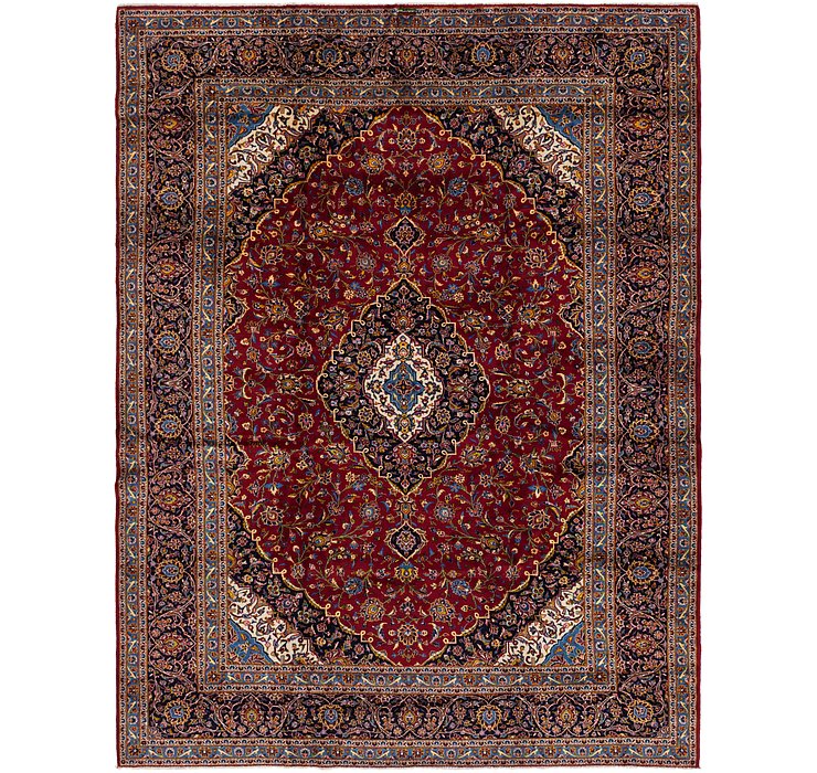 10' x 13' 4 Kashan Persian Rug