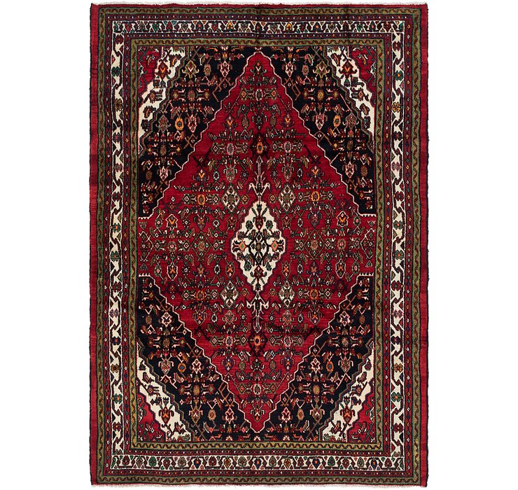 7' x 10' Hamedan Persian Rug