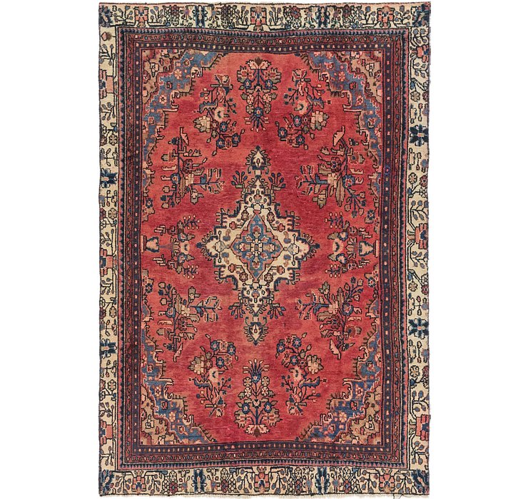 5' 10 x 8' 10 Hamedan Persian Rug