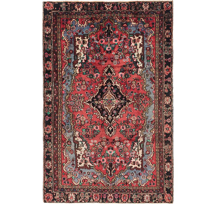 6' x 9' 6 Hamedan Persian Rug