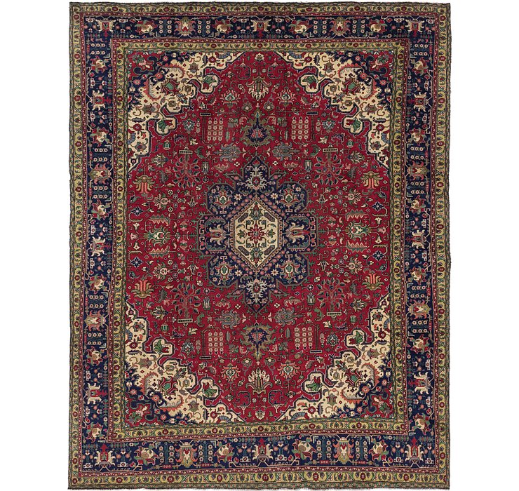 10' 2 x 13' Tabriz Persian Rug