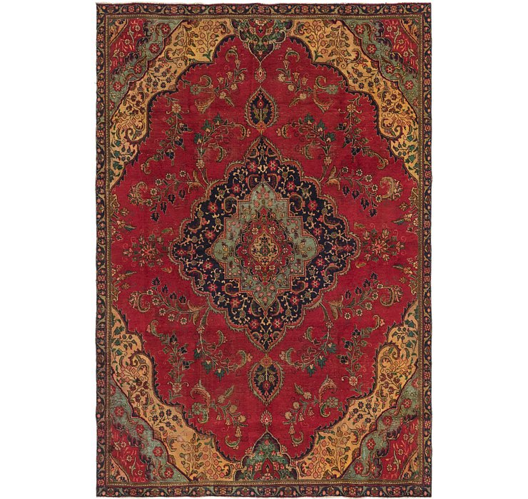 7' x 10' 7 Tabriz Persian Rug