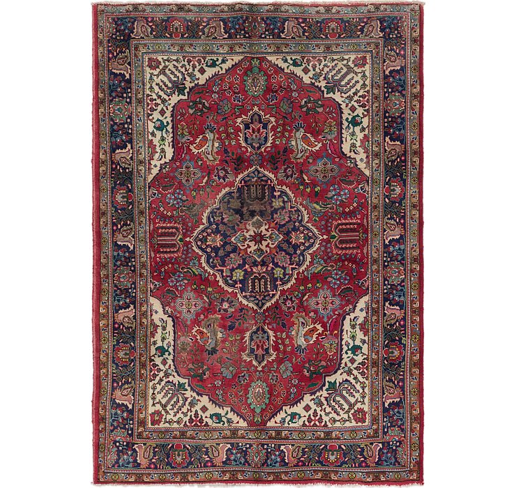 6' 5 x 9' 7 Tabriz Persian Rug
