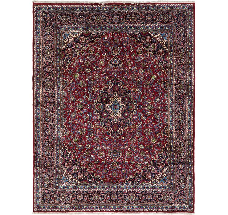 9' 7 x 12' 9 Kashan Persian Rug