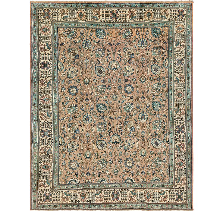 10' 2 x 13' Tabriz Persian Rug