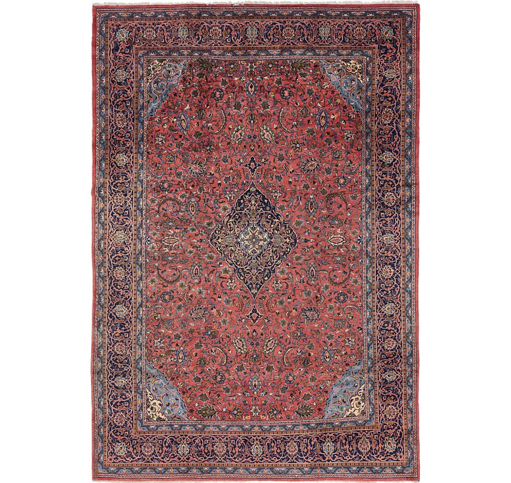 9' 2 x 13' 8 Kashan Persian Rug
