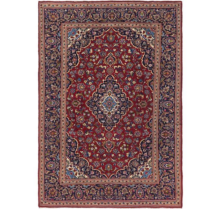 8' x 11' Kashan Persian Rug