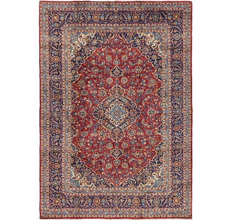 8' 4 x 11' 10 Kashan Persian Rug