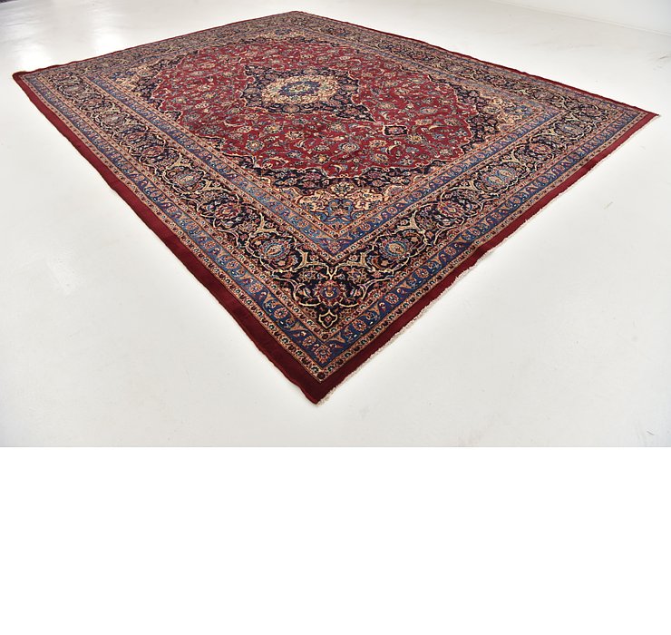 10' x 12' 10 Kashan Persian Rug