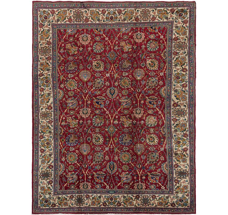 9' 7 x 12' 9 Tabriz Persian Rug