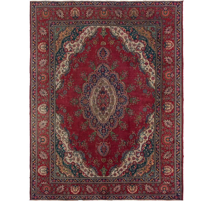 9' 8 x 12' 9 Tabriz Persian Rug
