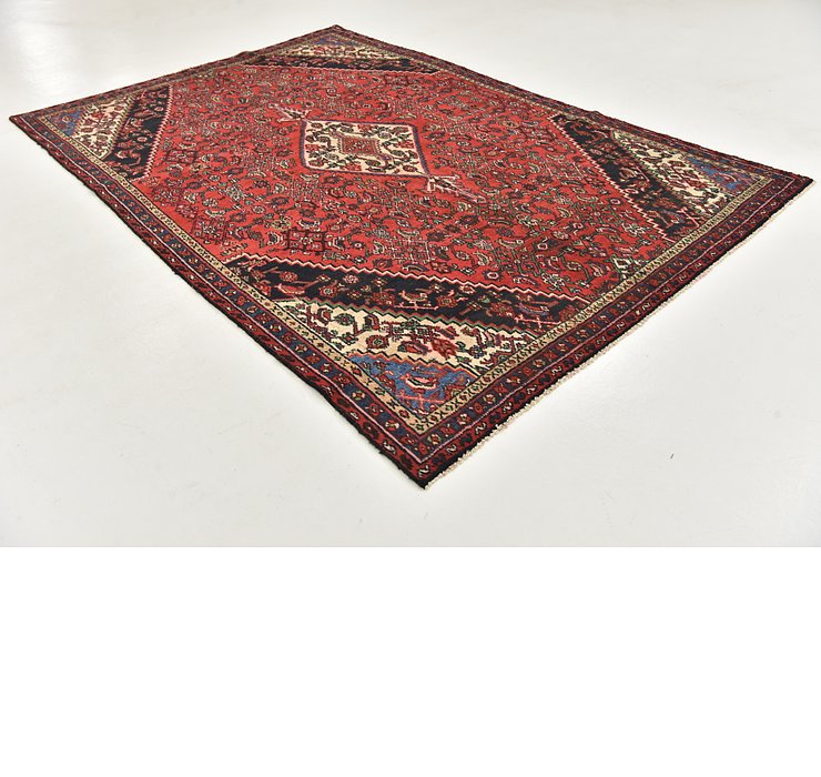 HandKnotted 6' 5 x 9' 10 Hamedan Persian Rug