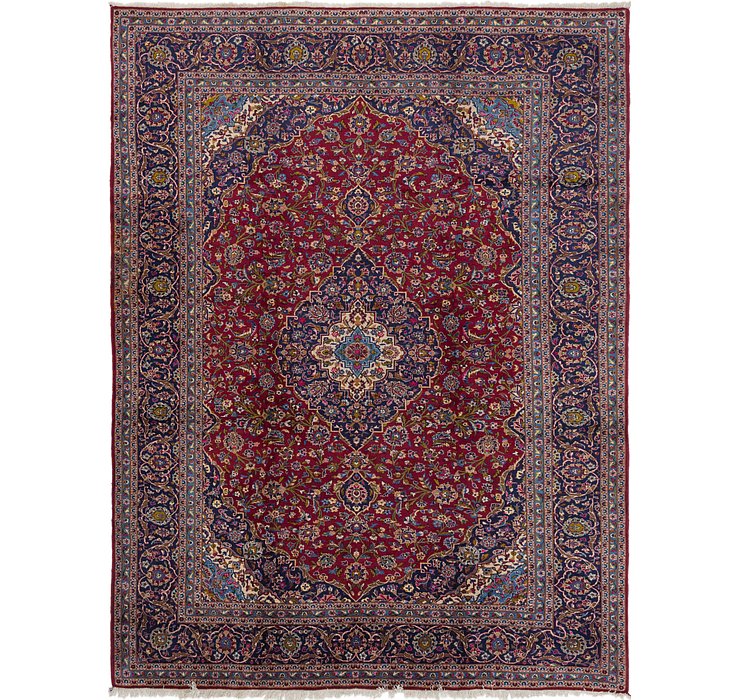 9' 9 x 13' 2 Kashan Persian Rug