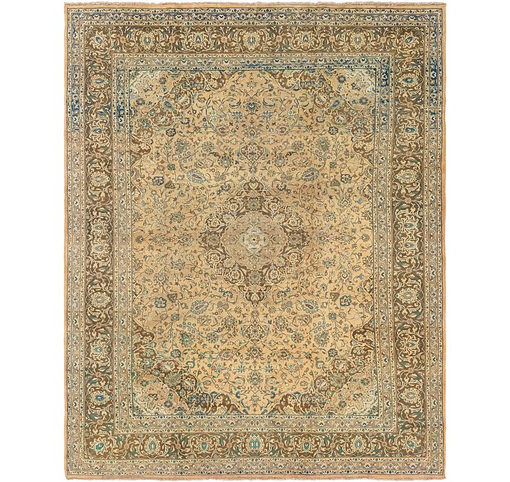9' 7 x 12' 6 Mashad Persian Rug