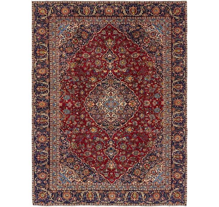 9' 2 x 12' Kashan Persian Rug