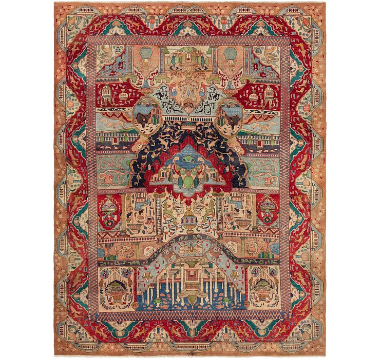 9' 8 x 13' Kashmar Persian Rug