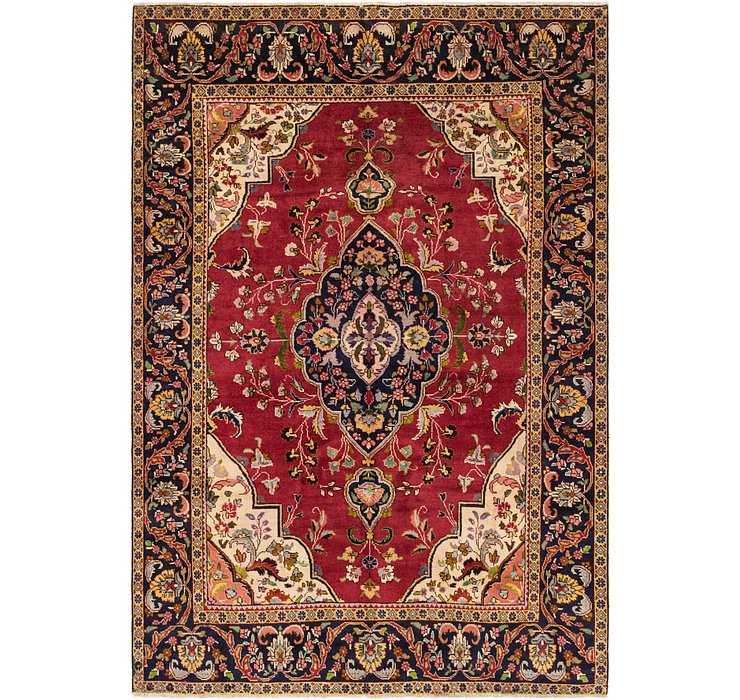 6' 4 x 9' 5 Tabriz Persian Rug