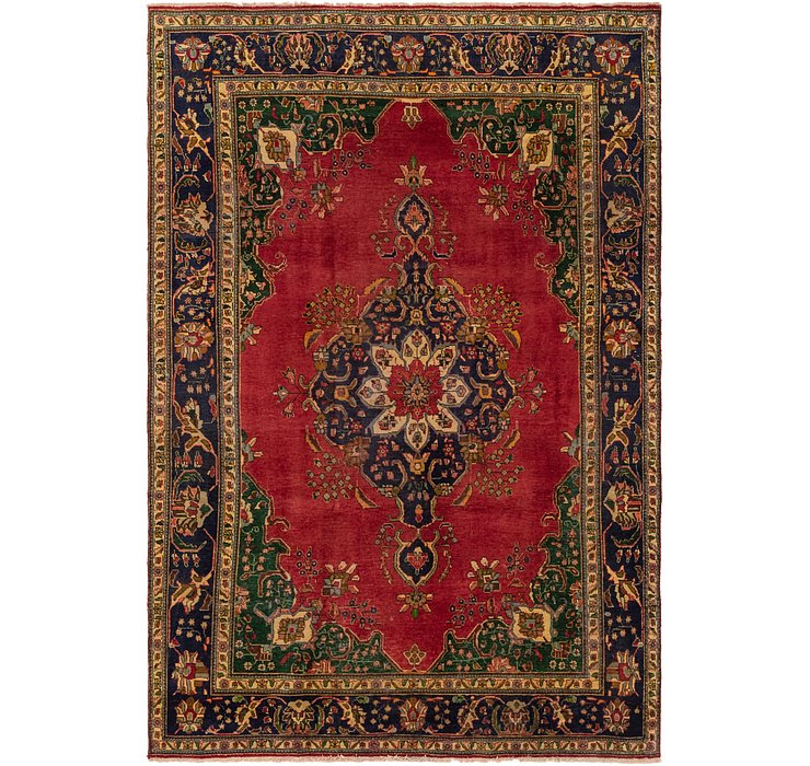 7' 6 x 11' 4 Tabriz Persian Rug