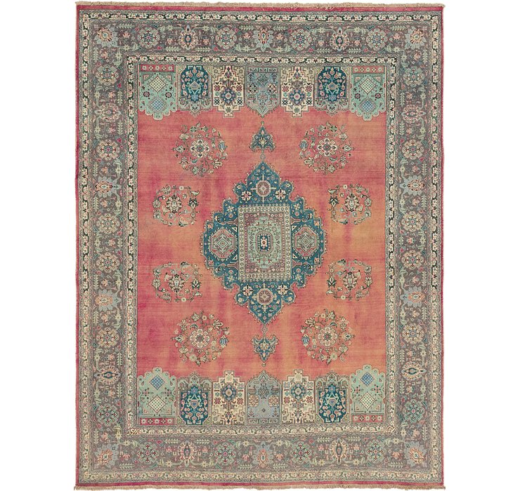 9' 8 x 12' 7 Tabriz Persian Rug