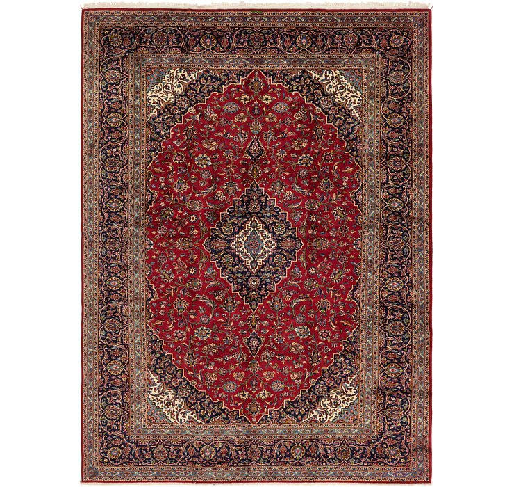 9' 7 x 13' Kashan Persian Rug