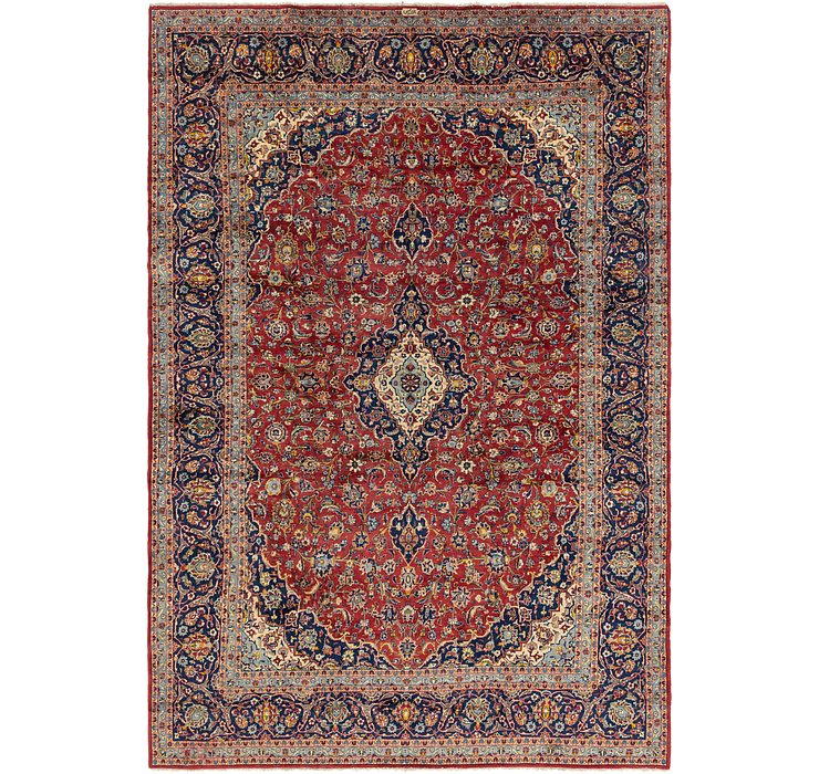 9' 7 x 14' 2 Kashan Persian Rug