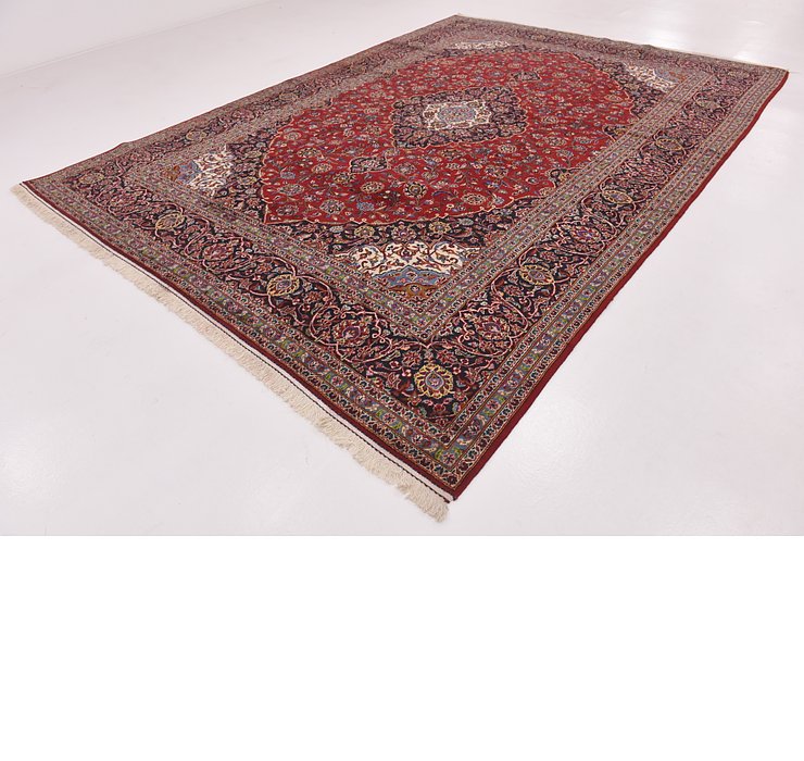9' 8 x 13' 4 Kashan Persian Rug