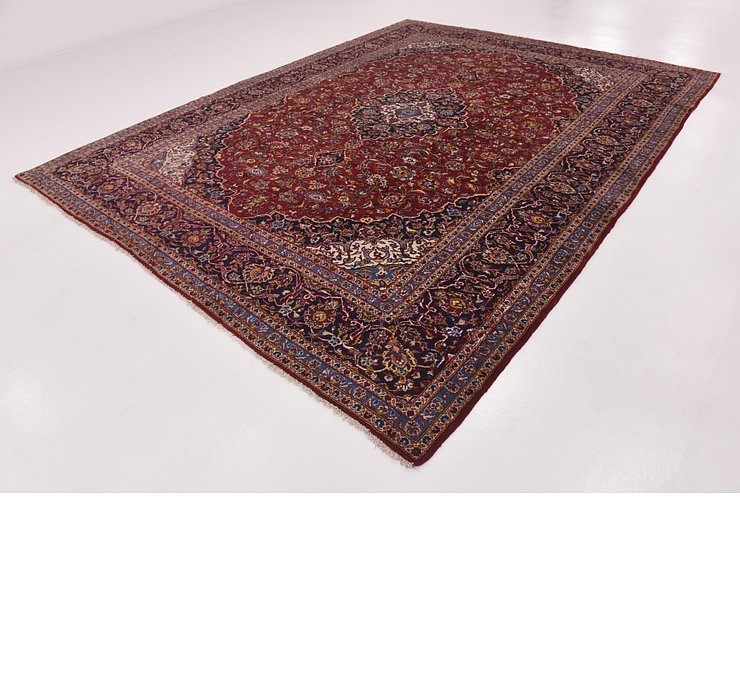 9' 10 x 13' Kashan Persian Rug