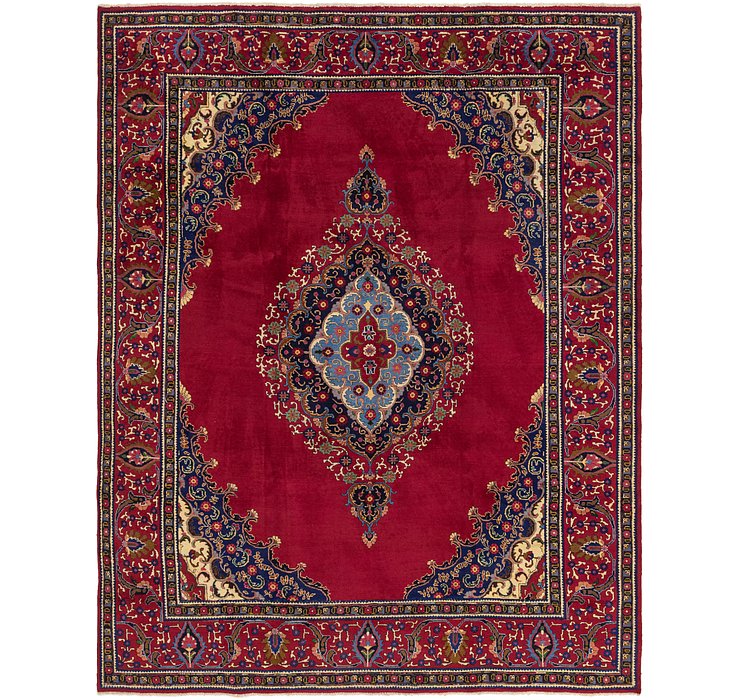 10' x 12' 7 Tabriz Persian Rug